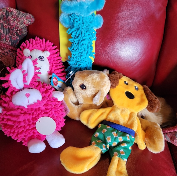 Top Paw Dog Nwt Cute Plush Dog Toys Set Of 5 Poshmark